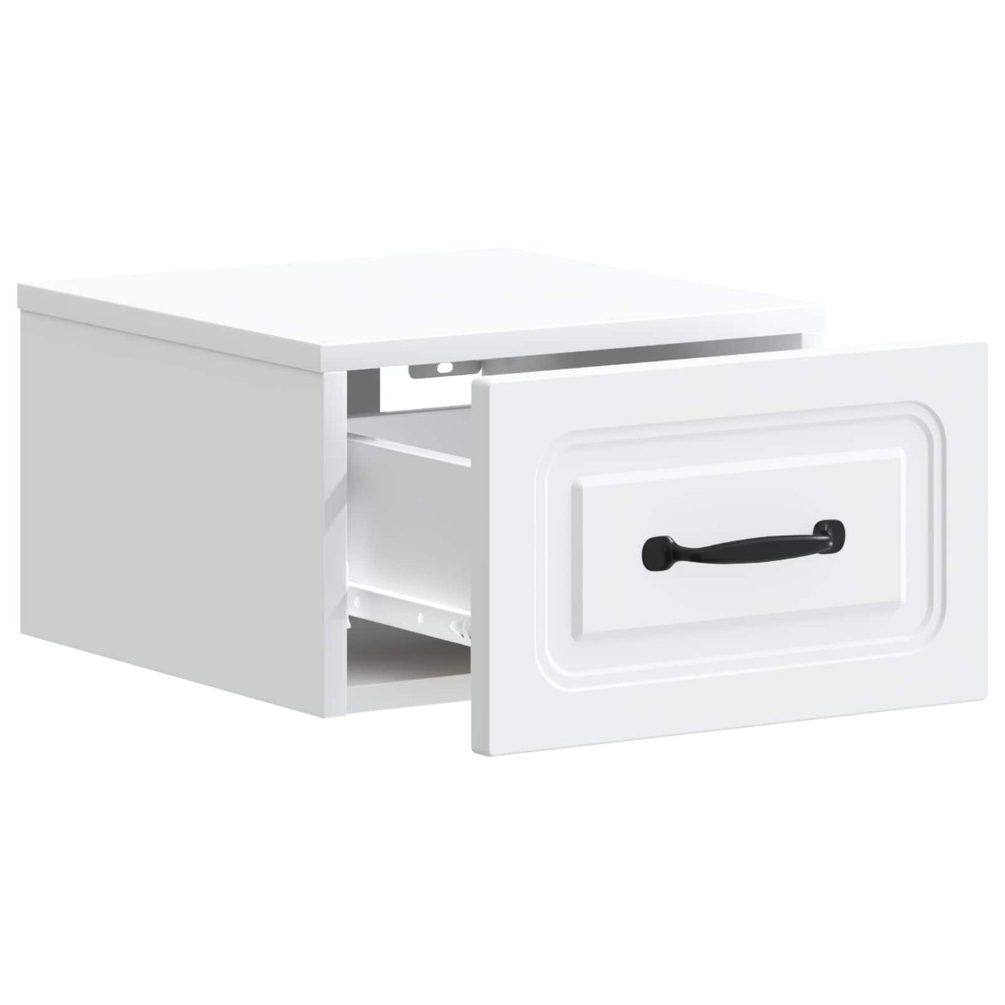 Væghængt Natbord 2 pcs Hvid 34,5 x 33 x 20 cm Konstrueret træ