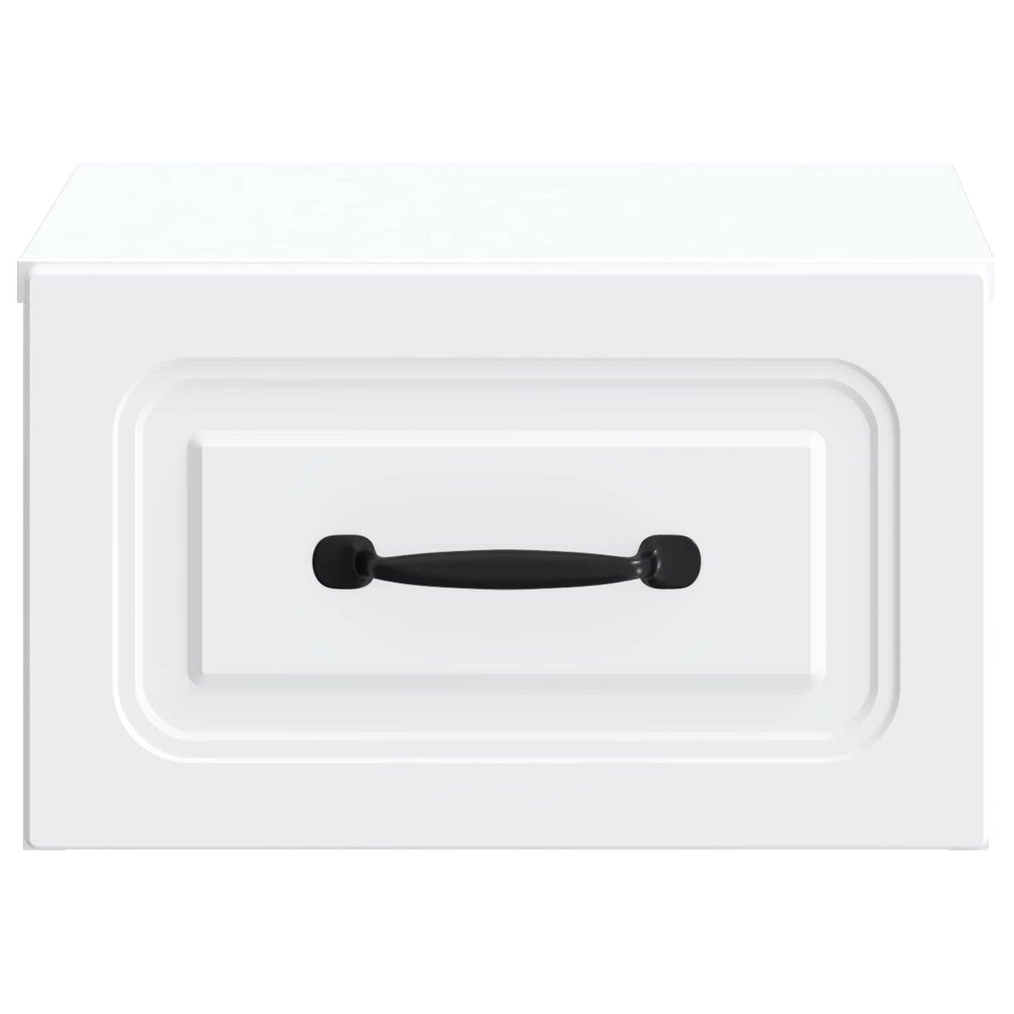 Væghængt Natbord 2 pcs Hvid 34,5 x 33 x 20 cm Konstrueret træ