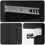 Væghængt Natbord 2 pcs Sort 34,5 x 33 x 20 cm Konstrueret træ