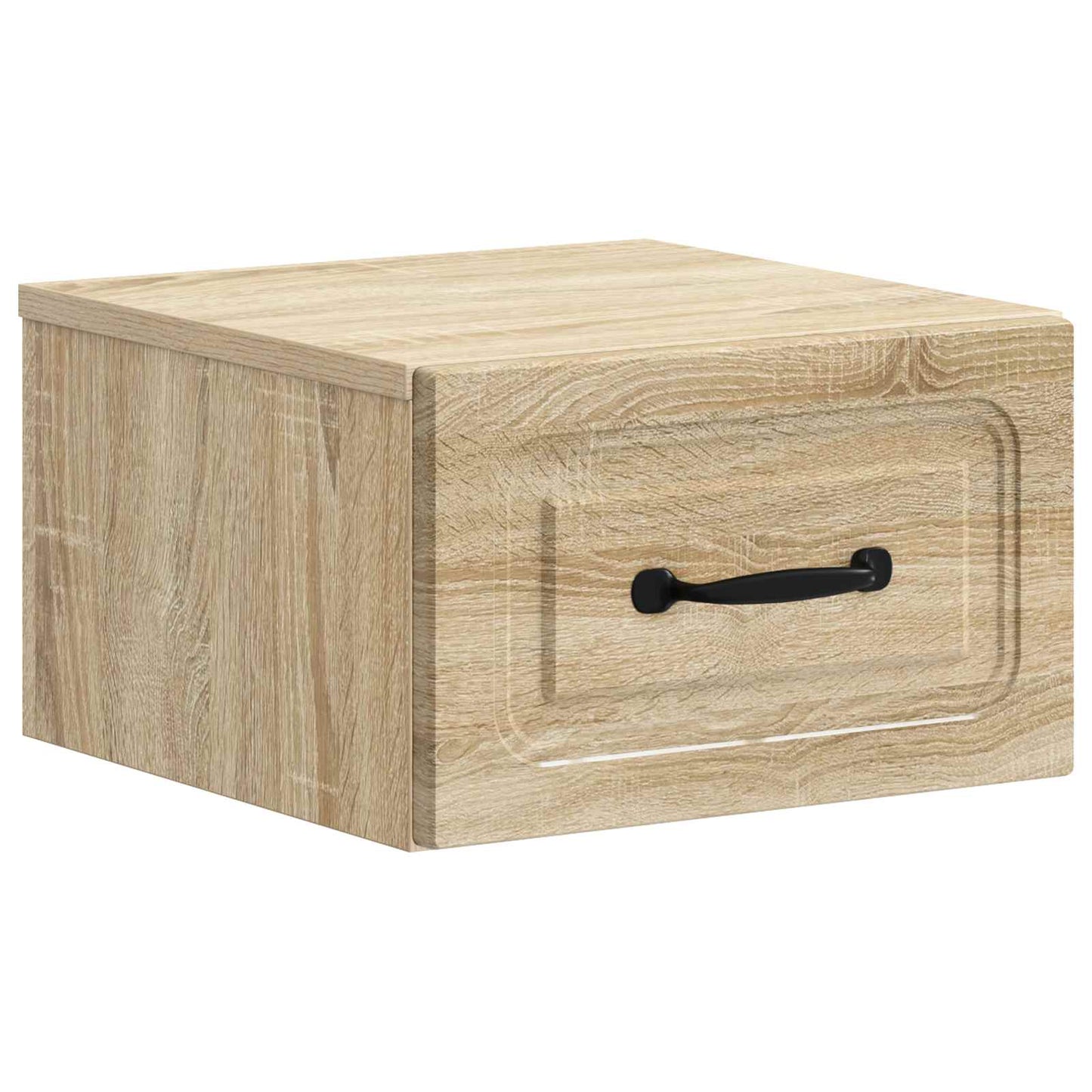 Væghængt Natbord Sonoma-eg 34,5 x 33 x 20 cm Konstrueret træ