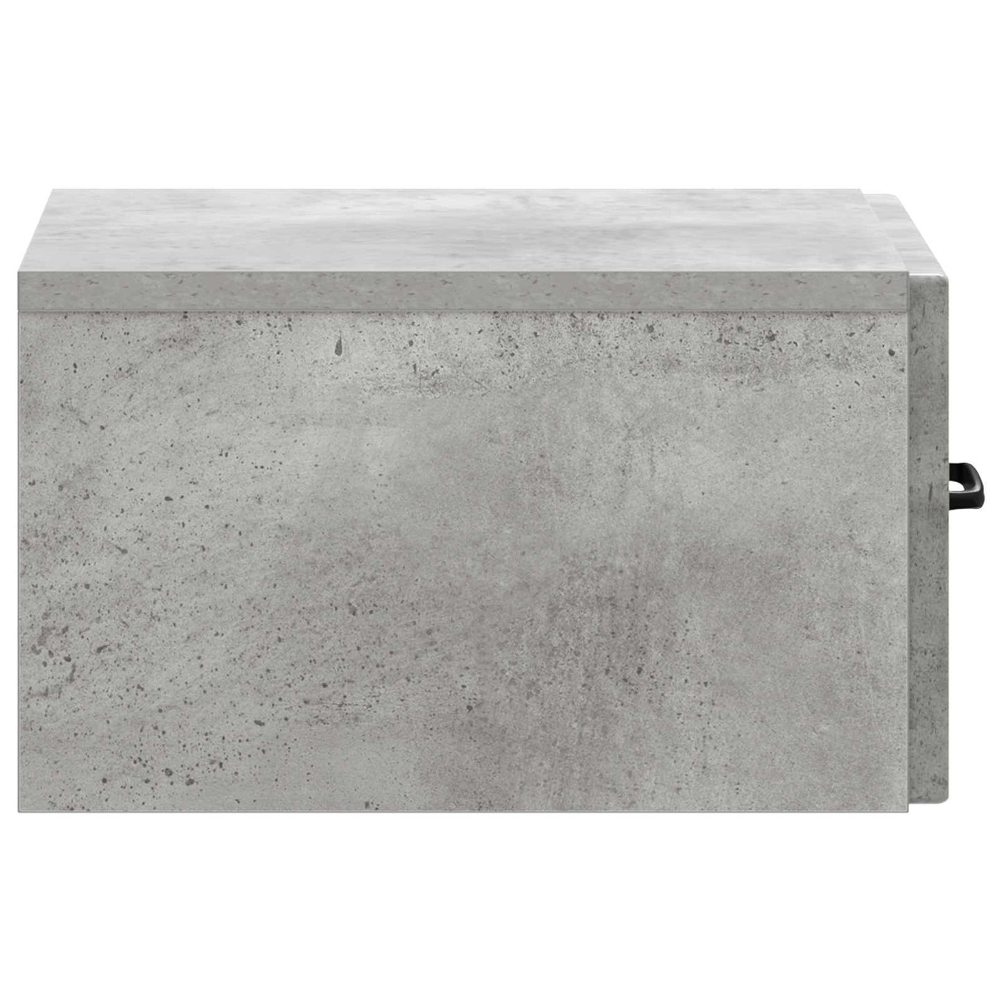 Væghængt Natbord Betongrå 34,5 x 33 x 20 cm Konstrueret træ