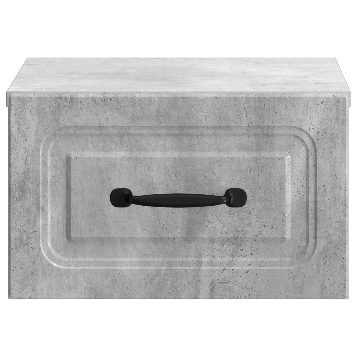 Væghængt Natbord med skuffe 2 pcs Betongrå 34,5 x 33 x 20 cm