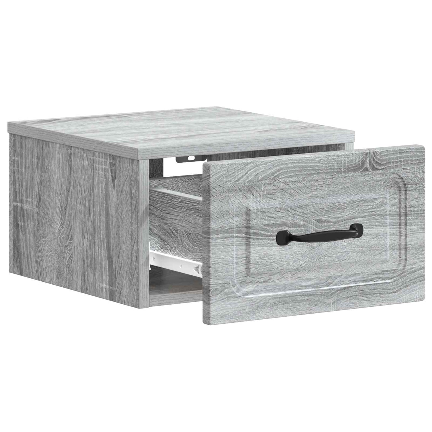 Væghængt Natbord 2 pcs Grå sonoma-eg 34,5 x 33 x 20 cm