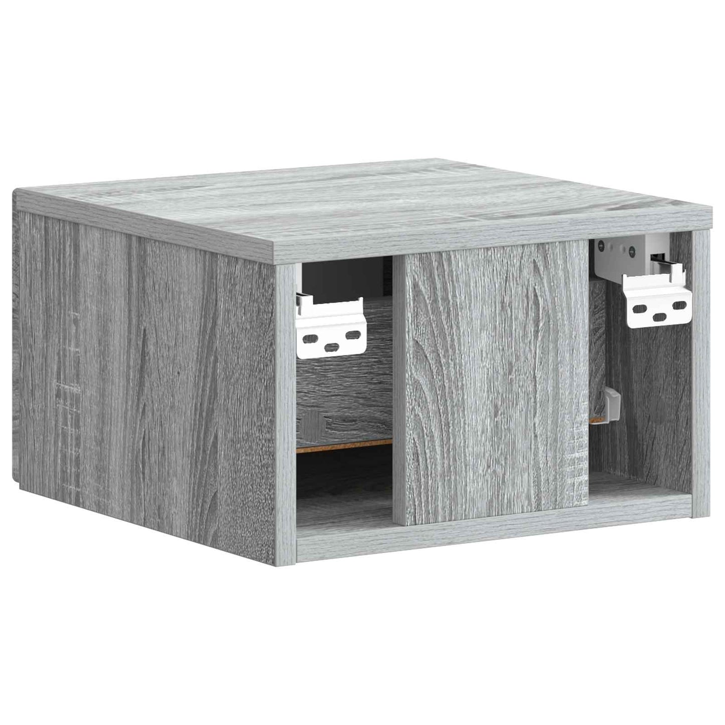 Væghængt Natbord 2 pcs Grå sonoma-eg 34,5 x 33 x 20 cm
