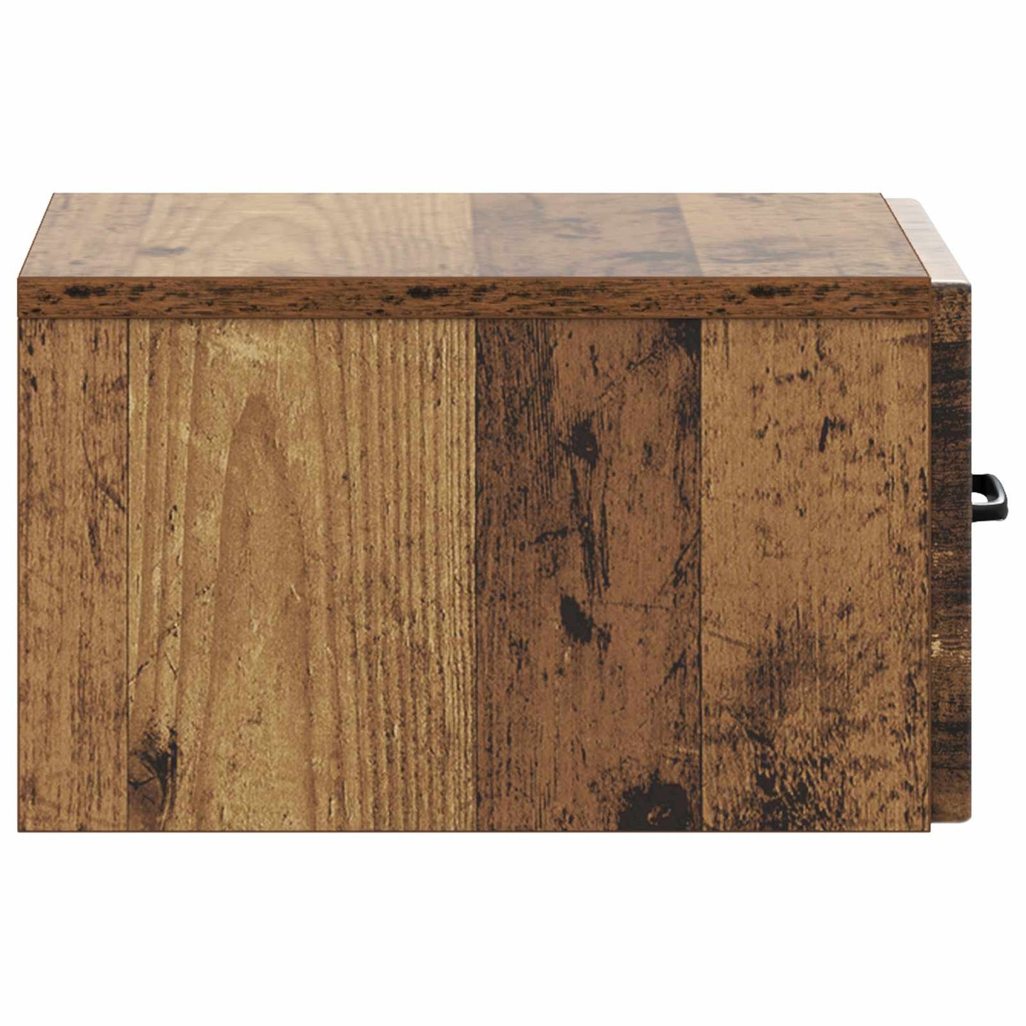 Væghængt Natbord Gammelt træ 34,5 x 33 x 20 cm Konstrueret træ