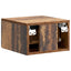 Væghængt Natbord med skuffe 2 pcs Gammelt træ 34,5 x 33 x 20 cm