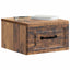 Væghængt Natbord med skuffe 2 pcs Gammelt træ 34,5 x 33 x 20 cm