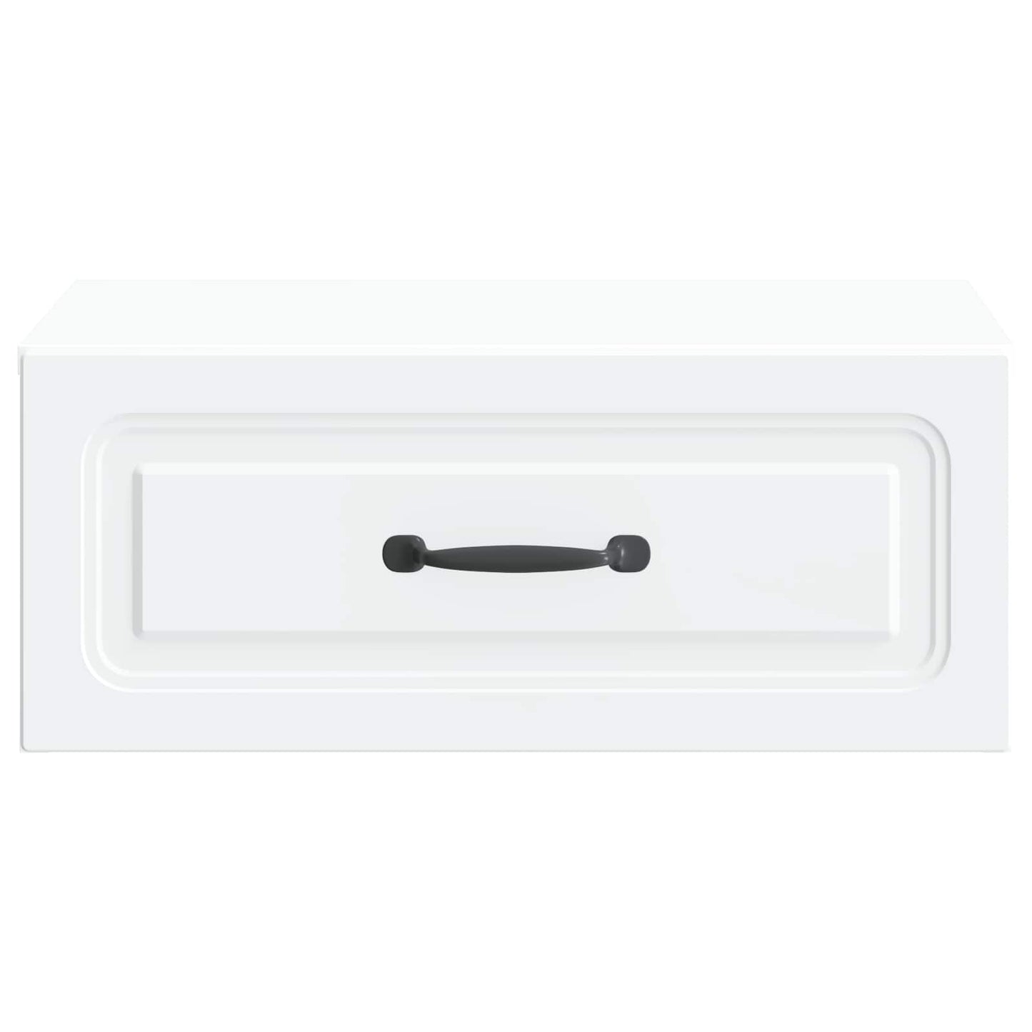 Væghængt Natbord 2 pcs Hvid 49 x 34,5 x 20 cm Konstrueret træ