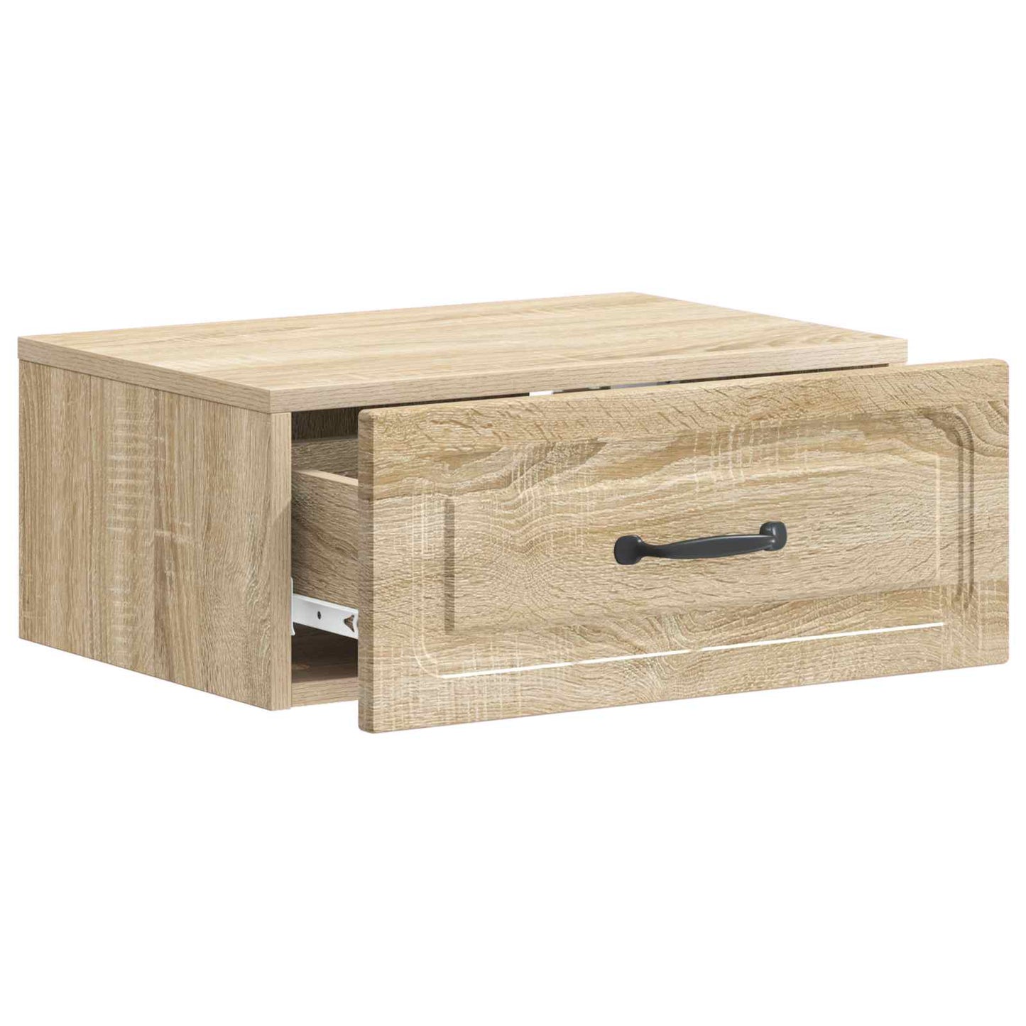Væghængt Natbord Sonoma-eg 49 x 34,5 x 20 cm Konstrueret træ