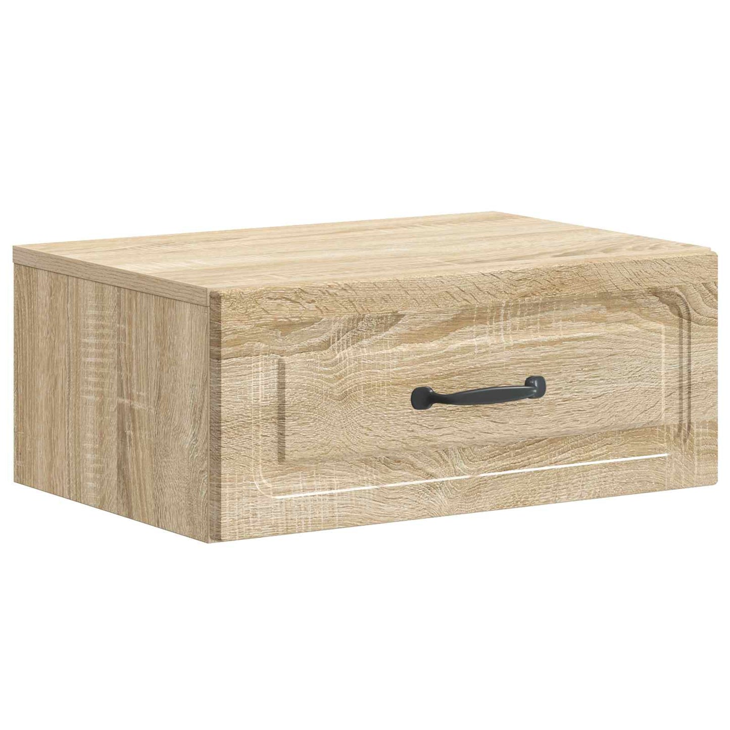 Væghængt Natbord med skuffe 2 pcs Sonoma-eg 49 x 34,5 x 20 cm
