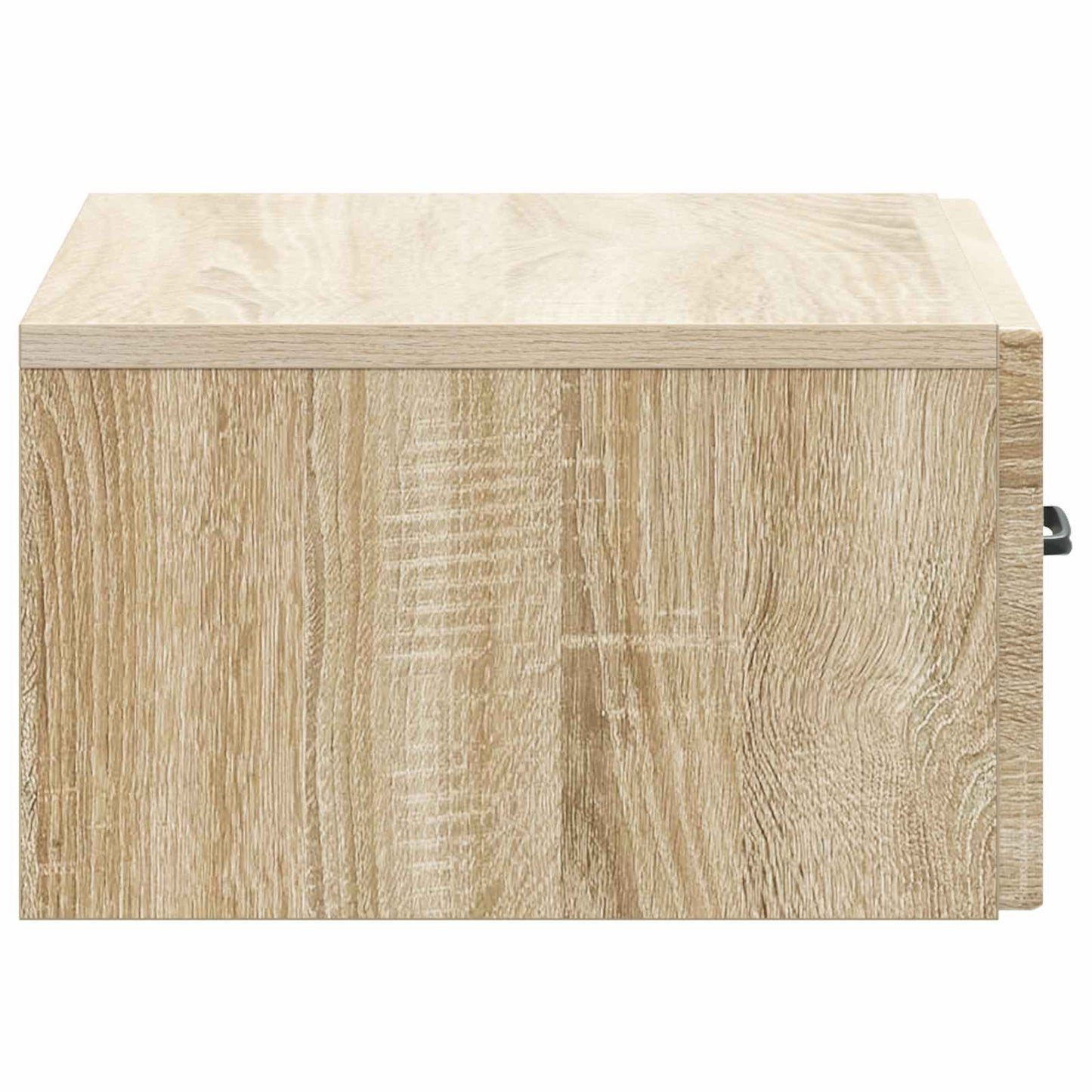 Væghængt Natbord med skuffe 2 pcs Sonoma-eg 49 x 34,5 x 20 cm
