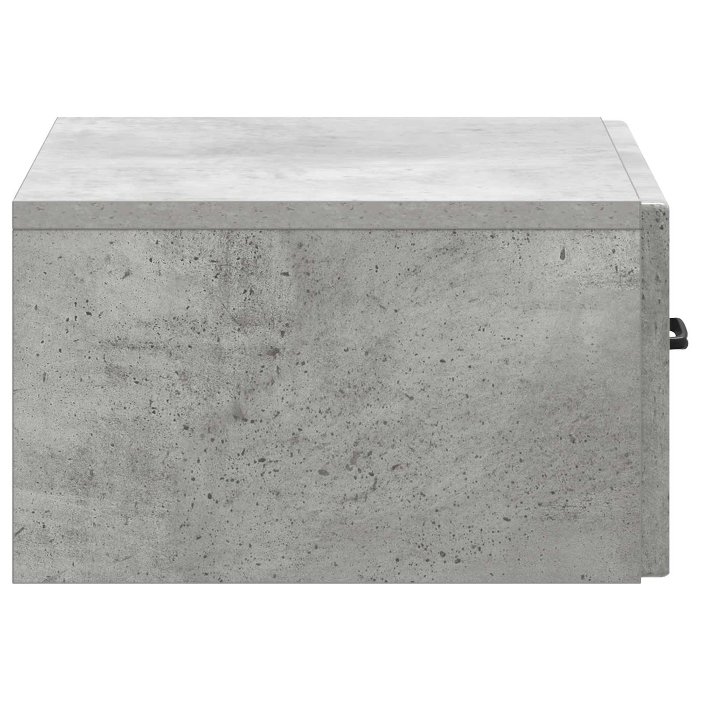 Væghængt Natbord med skuffe 2 pcs Betongrå 49 x 34,5 x 20 cm