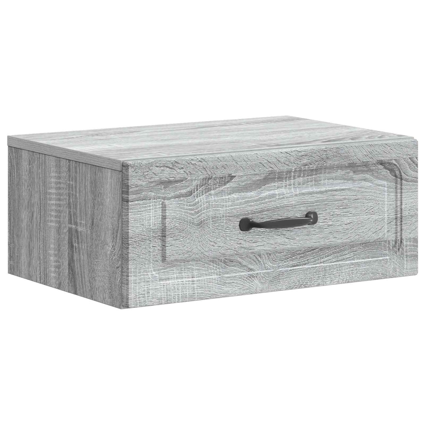Væghængt Natbord 2 pcs Grå sonoma-eg 49 x 34,5 x 20 cm