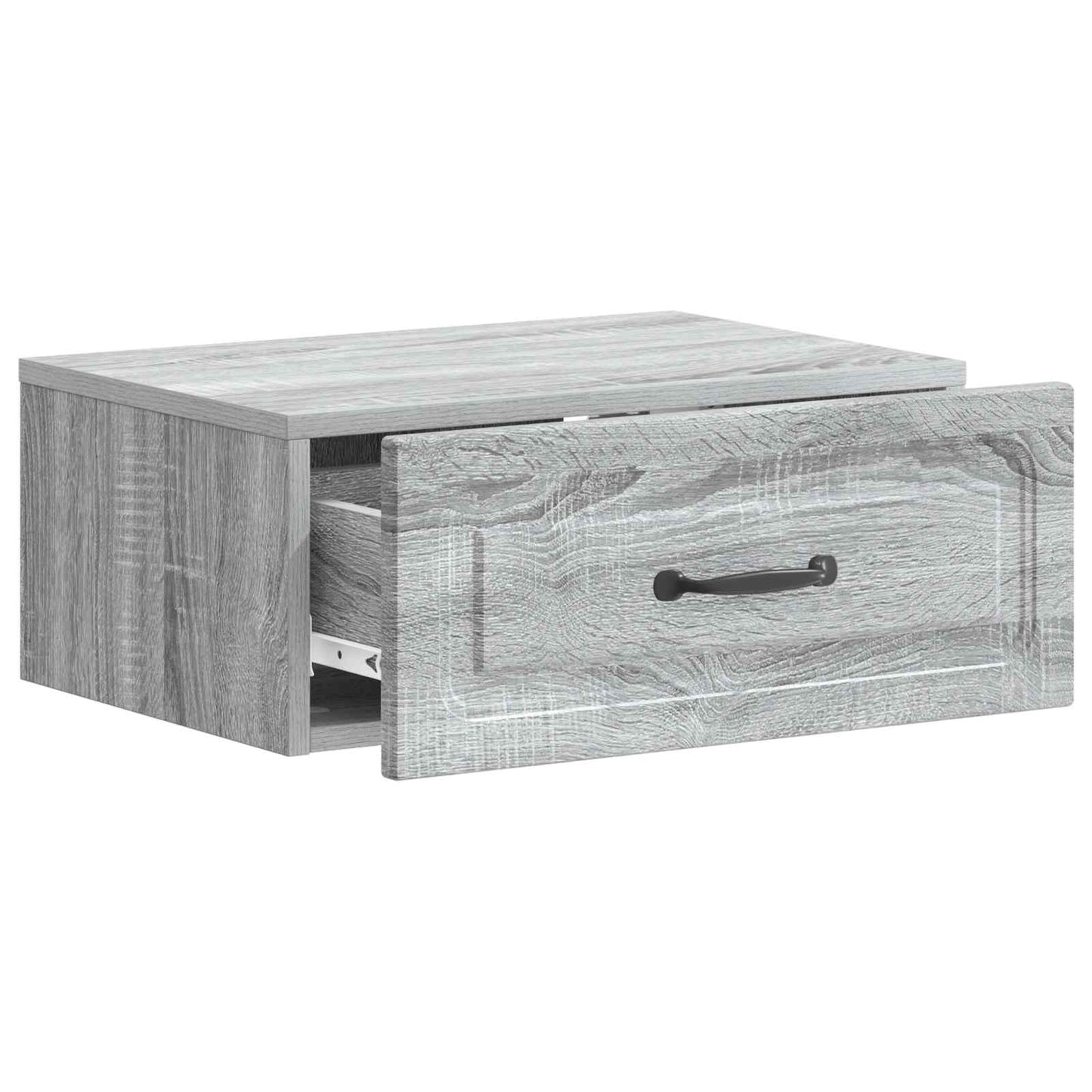 Væghængt Natbord 2 pcs Grå sonoma-eg 49 x 34,5 x 20 cm