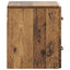 Væghængt Natbord med skuffe 2 pcs Gammelt træ 34,5 x 33 x 40 cm