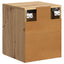 Væghængt Natbord med skuffe 2 pcs Artisan-eg 34,5 x 33 x 40 cm