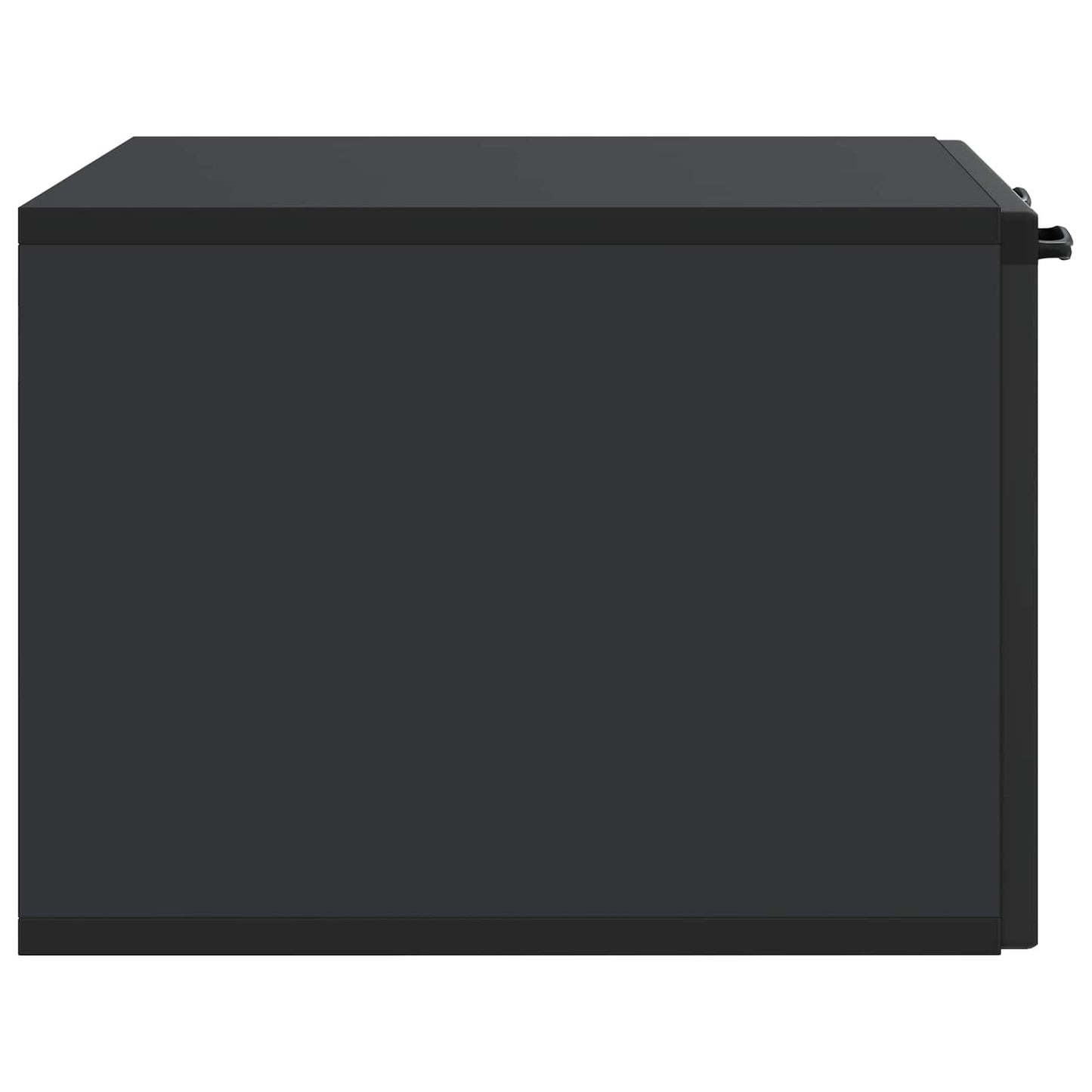 Væghængt TV-skab Sort 59,5 x 41 x 30 cm Konstrueret træ