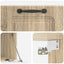 Væghængt TV-skab Sonoma-eg 59,5 x 41 x 30 cm Konstrueret træ