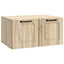 Væghængt TV-skab Sonoma-eg 59,5 x 41 x 30 cm Konstrueret træ