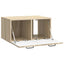 Væghængt TV-skab Sonoma-eg 59,5 x 41 x 30 cm Konstrueret træ