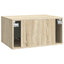 Væghængt TV-skab Sonoma-eg 59,5 x 41 x 30 cm Konstrueret træ