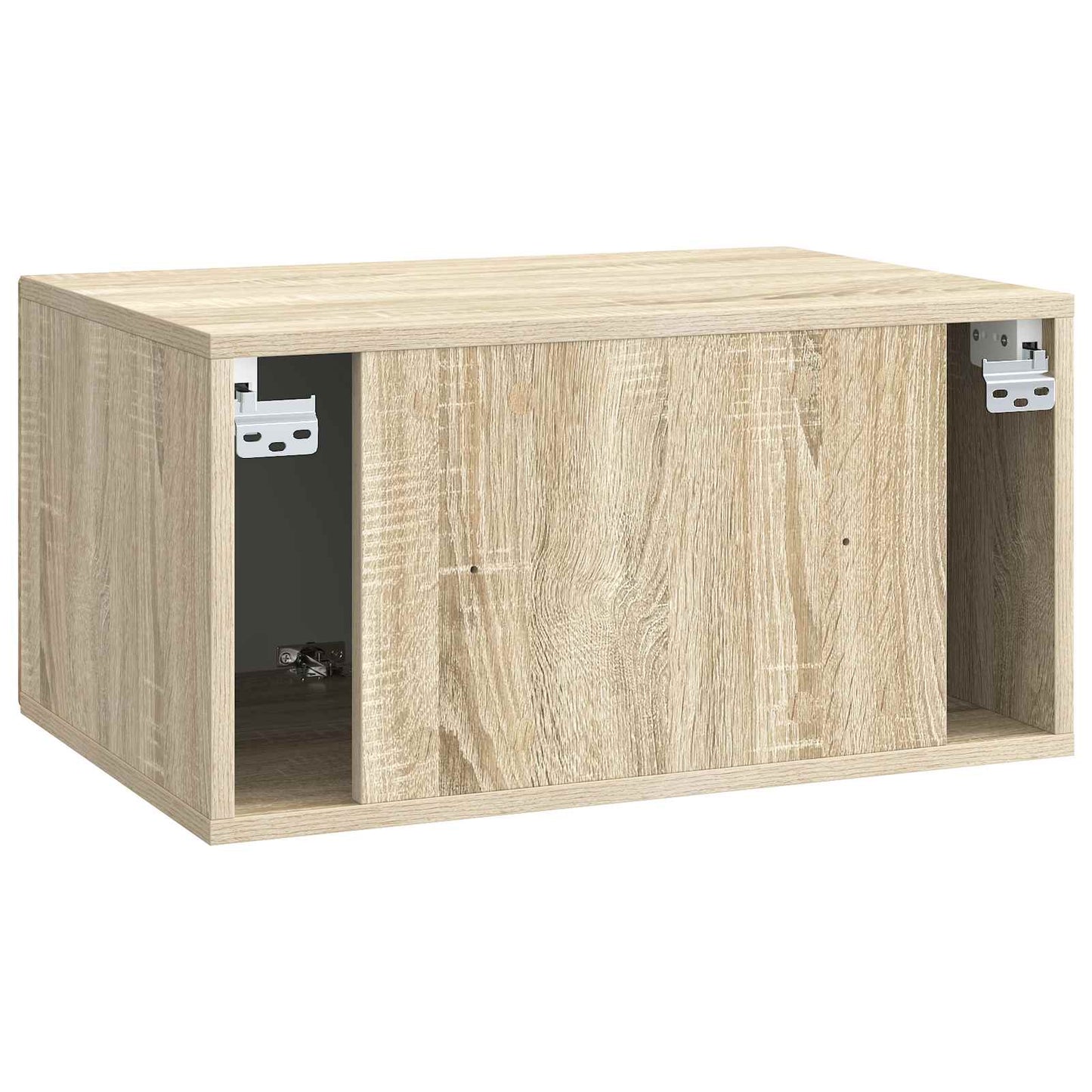 Væghængt TV-skab Sonoma-eg 59,5 x 41 x 30 cm Konstrueret træ