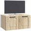 Væghængt TV-skab Sonoma-eg 59,5 x 41 x 30 cm Konstrueret træ