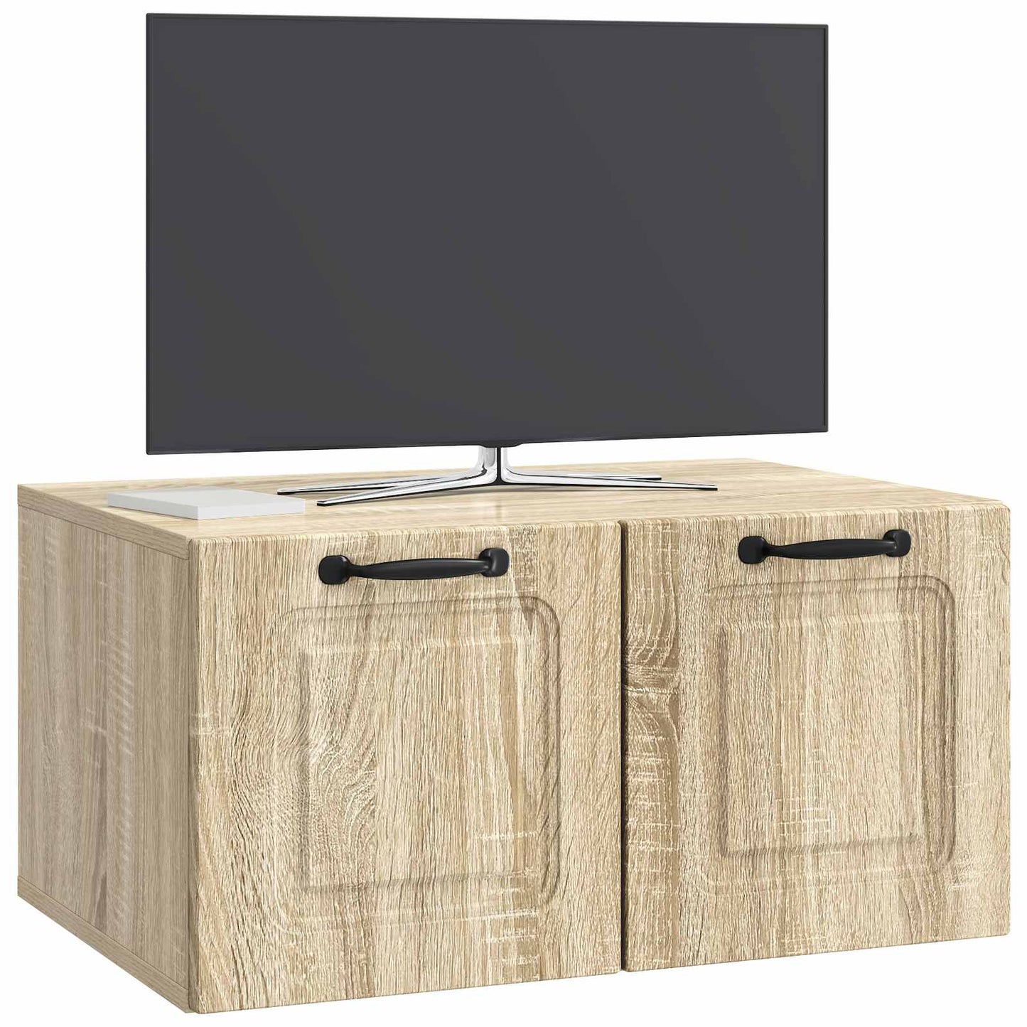 Væghængt TV-skab Sonoma-eg 59,5 x 41 x 30 cm Konstrueret træ
