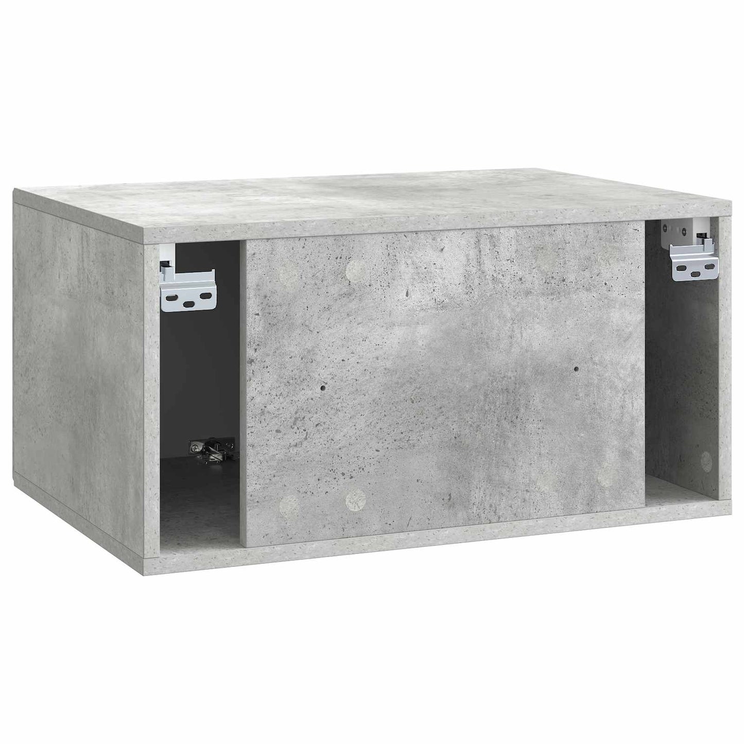 Væghængt TV-skab Betongrå 59,5 x 41 x 30 cm Konstrueret træ