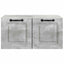 Væghængt TV-skab Betongrå 59,5 x 41 x 30 cm Konstrueret træ