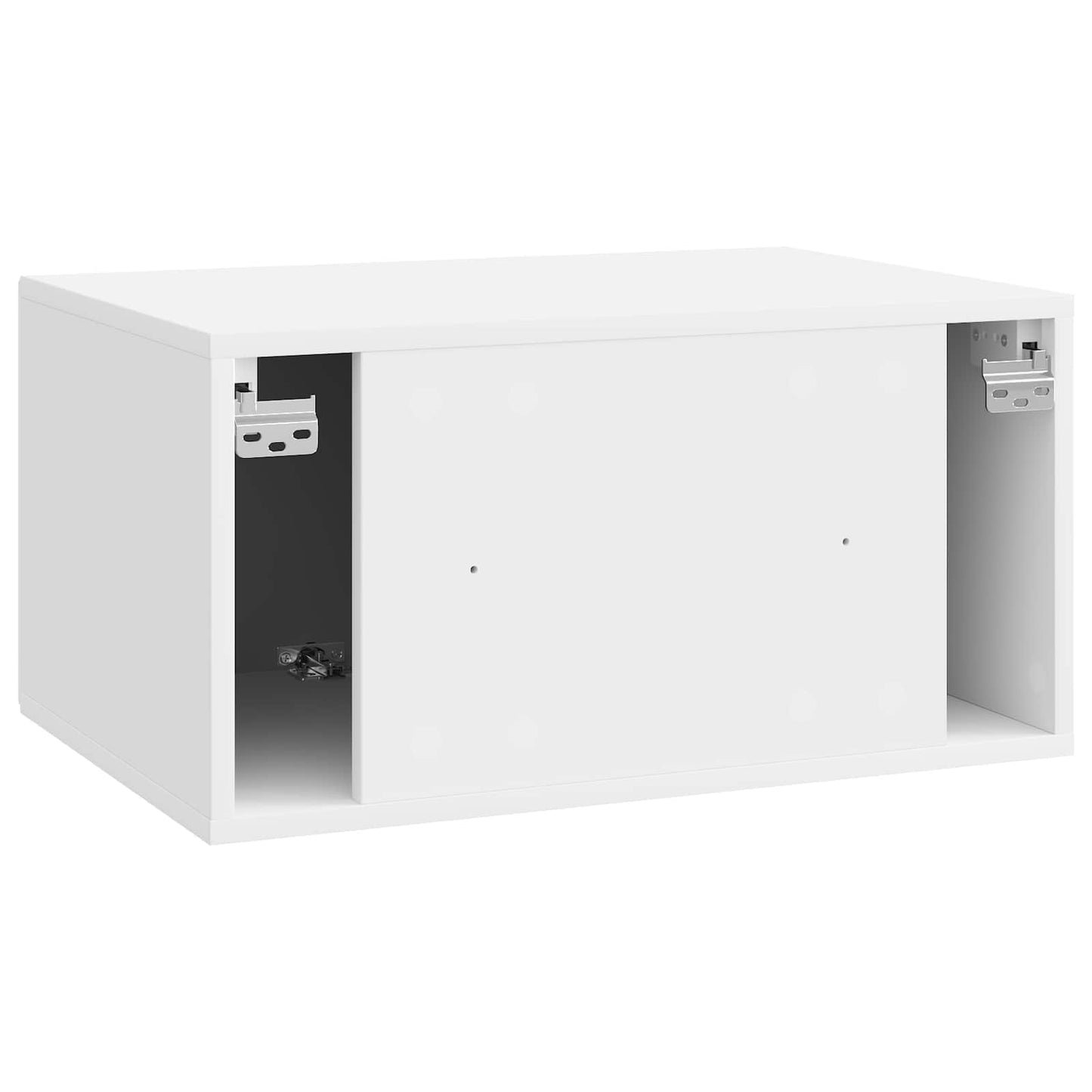 Væghængt TV-skab Vægmonteret Hvid højglans 59,5 x 41 x 30 cm