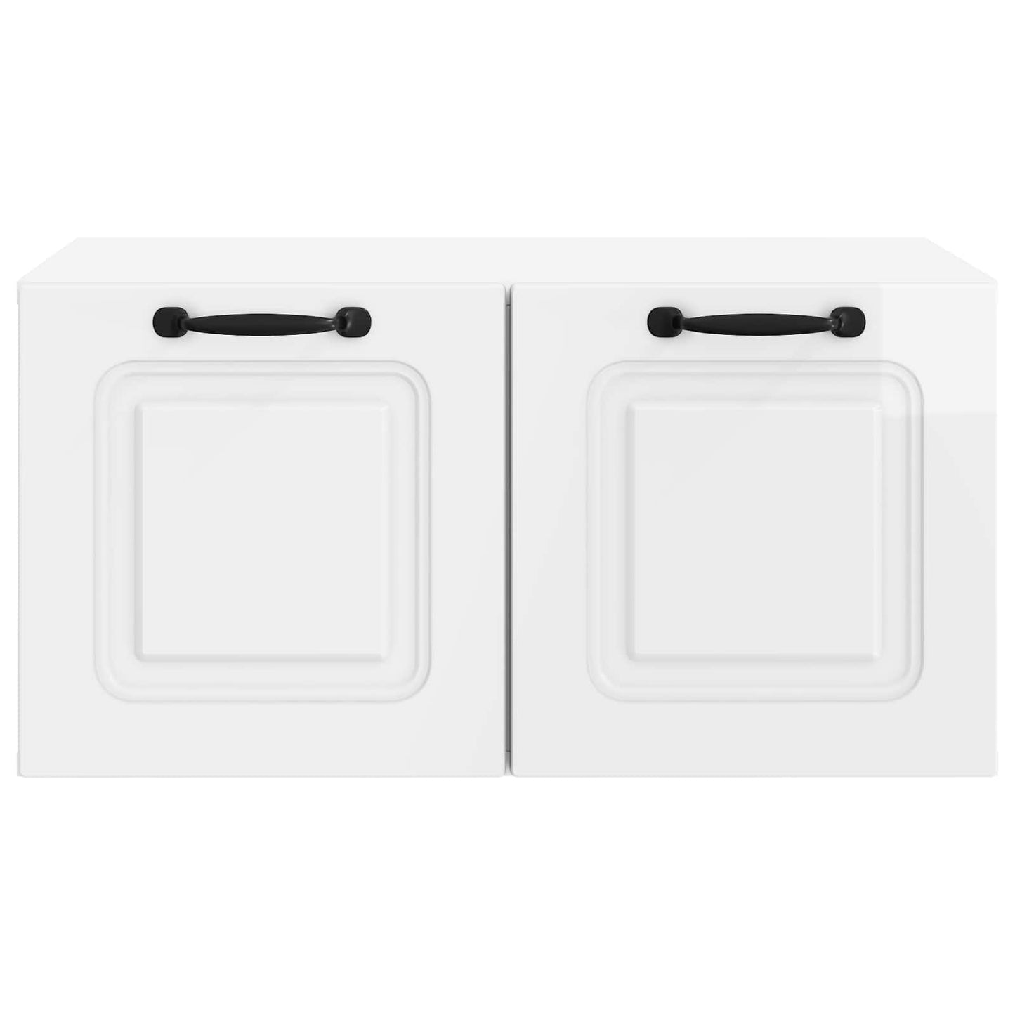 Væghængt TV-skab Vægmonteret Hvid højglans 59,5 x 41 x 30 cm