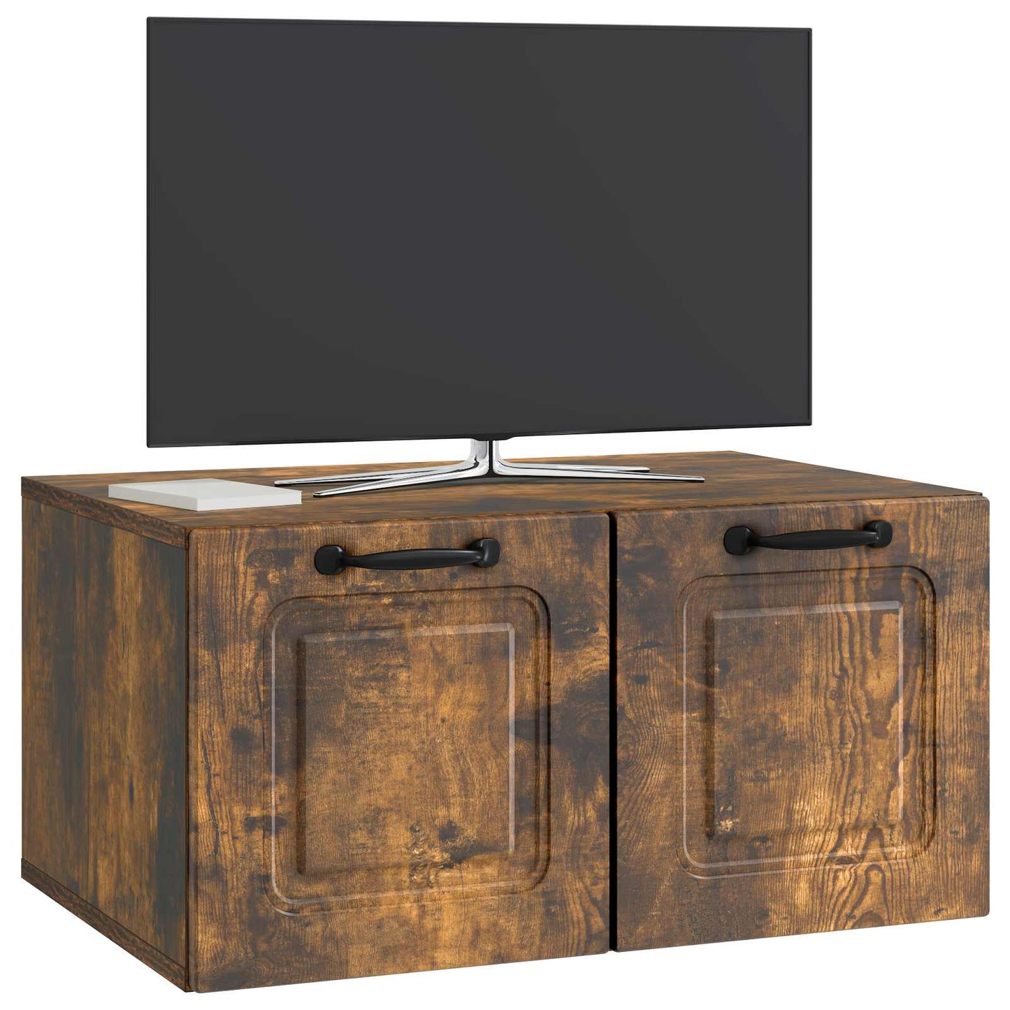 Væghængt TV-skab Røget eg 59,5 x 41 x 30 cm Konstrueret træ