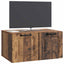 Væghængt TV-skab Gammelt træ 59,5 x 41 x 30 cm Konstrueret træ