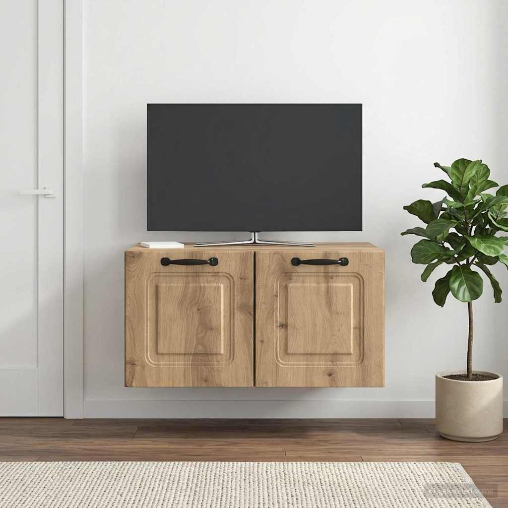 Væghængt TV-skab 59,5 x 41 x 30 cm Artisan-eg Konstrueret træ