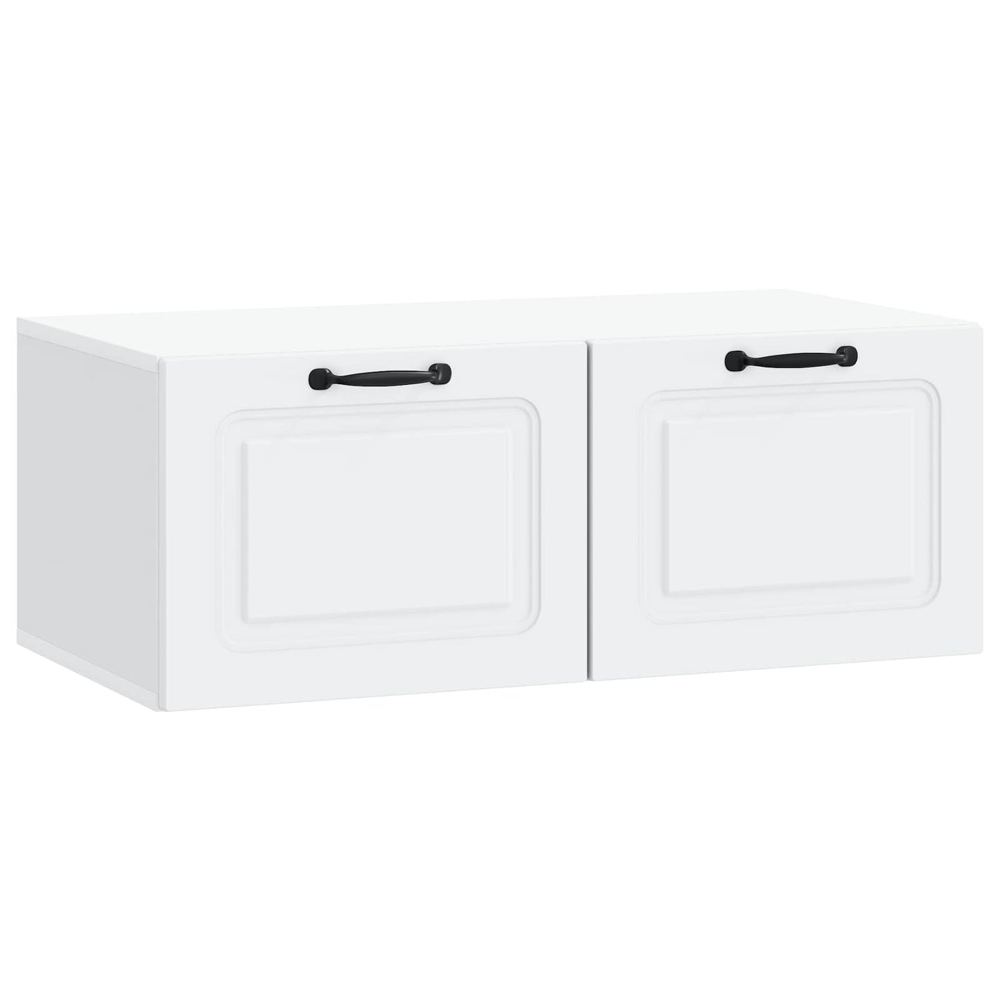 Væghængt TV-skab Hvid 78,5 x 41 x 30 cm Konstrueret træ
