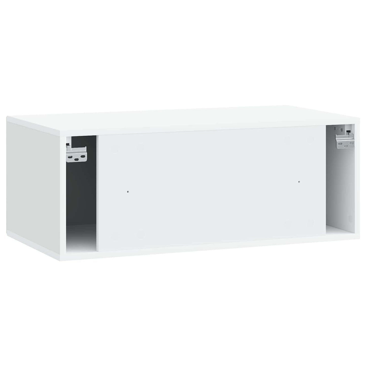 Væghængt TV-skab Hvid 78,5 x 41 x 30 cm Konstrueret træ