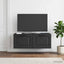 Væghængt TV-skab Sort 78,5 x 41 x 30 cm Konstrueret træ