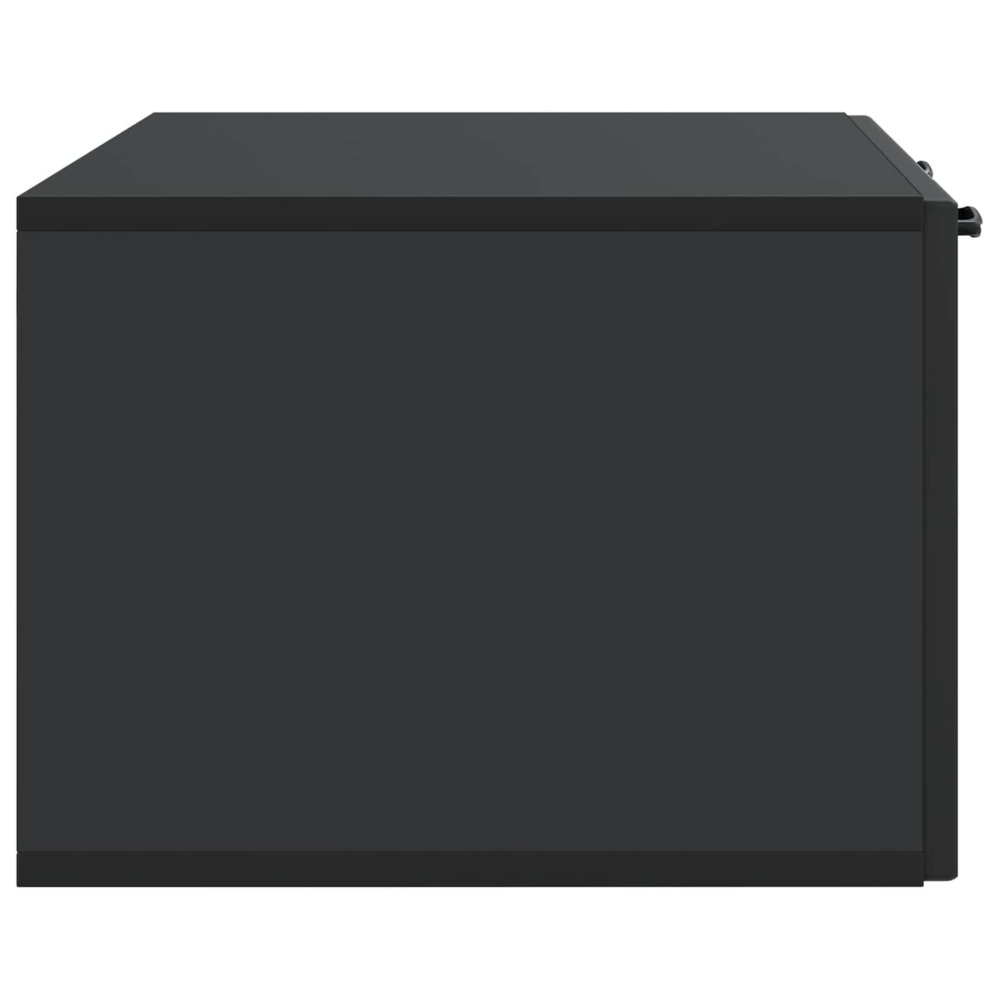 Væghængt TV-skab Sort 78,5 x 41 x 30 cm Konstrueret træ