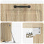 Væghængt TV-skab Sonoma-eg 78,5 x 41 x 30 cm Konstrueret træ