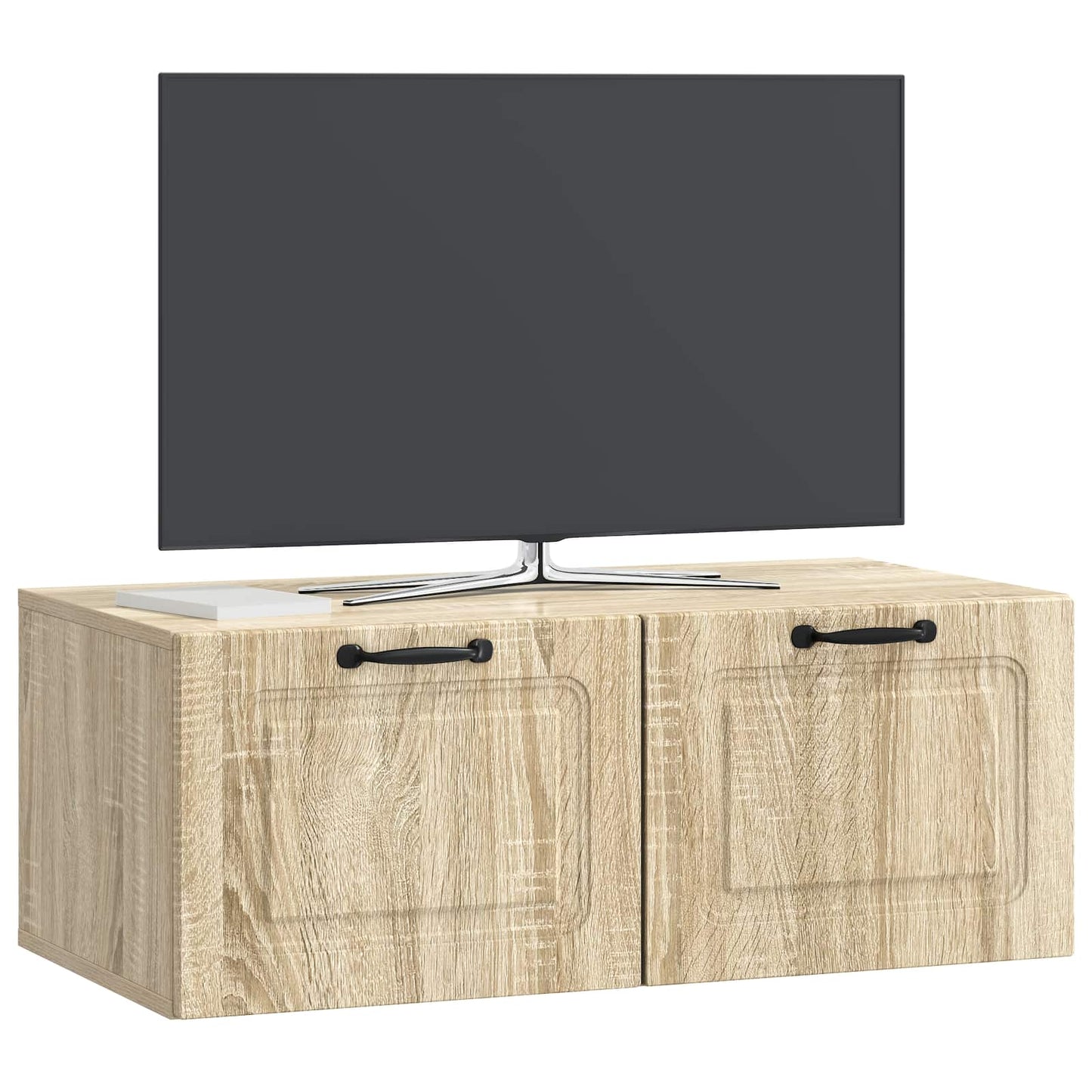 Væghængt TV-skab Sonoma-eg 78,5 x 41 x 30 cm Konstrueret træ