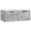 Væghængt TV-skab Betongrå 78,5 x 41 x 30 cm Konstrueret træ