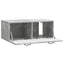Væghængt TV-skab Betongrå 78,5 x 41 x 30 cm Konstrueret træ