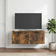 Væghængt TV-skab Røget eg 78,5 x 41 x 30 cm Konstrueret træ