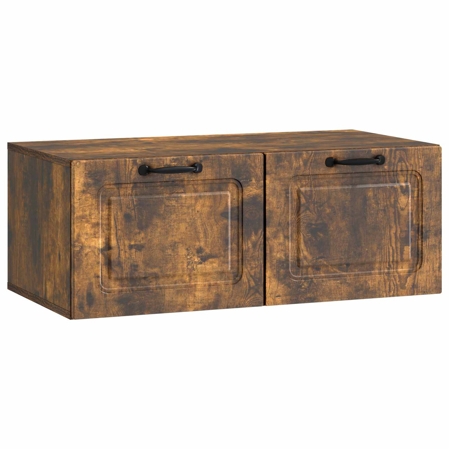 Væghængt TV-skab Røget eg 78,5 x 41 x 30 cm Konstrueret træ