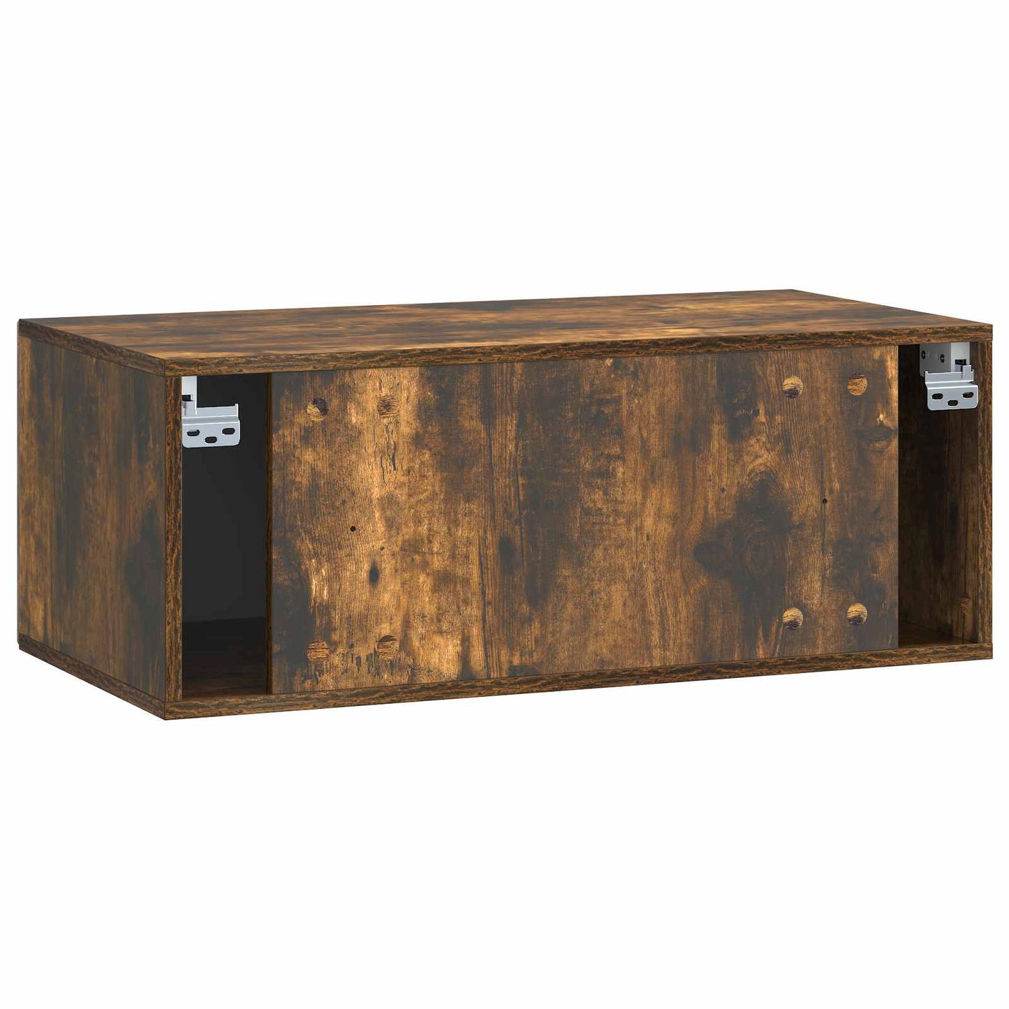 Væghængt TV-skab Røget eg 78,5 x 41 x 30 cm Konstrueret træ