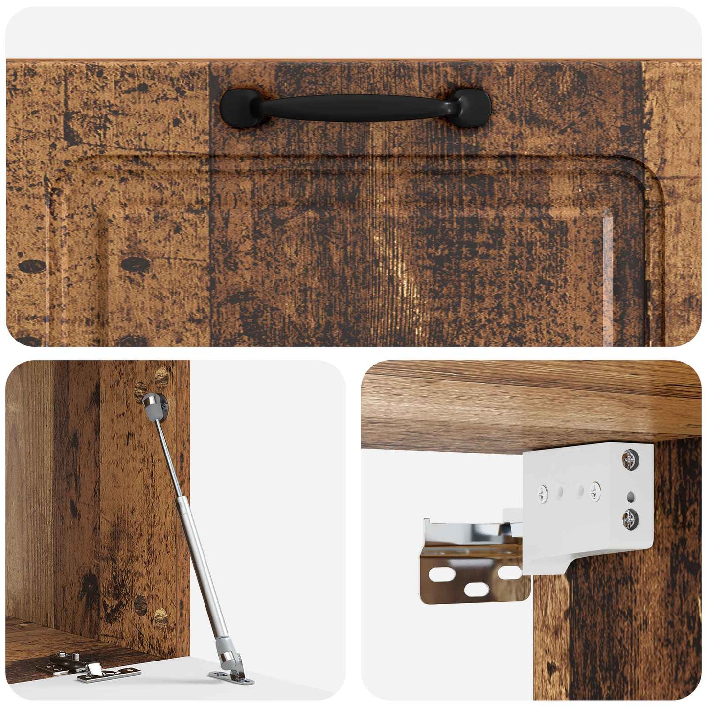 Væghængt TV-skab Gammelt træ 78,5 x 41 x 30 cm Konstrueret træ