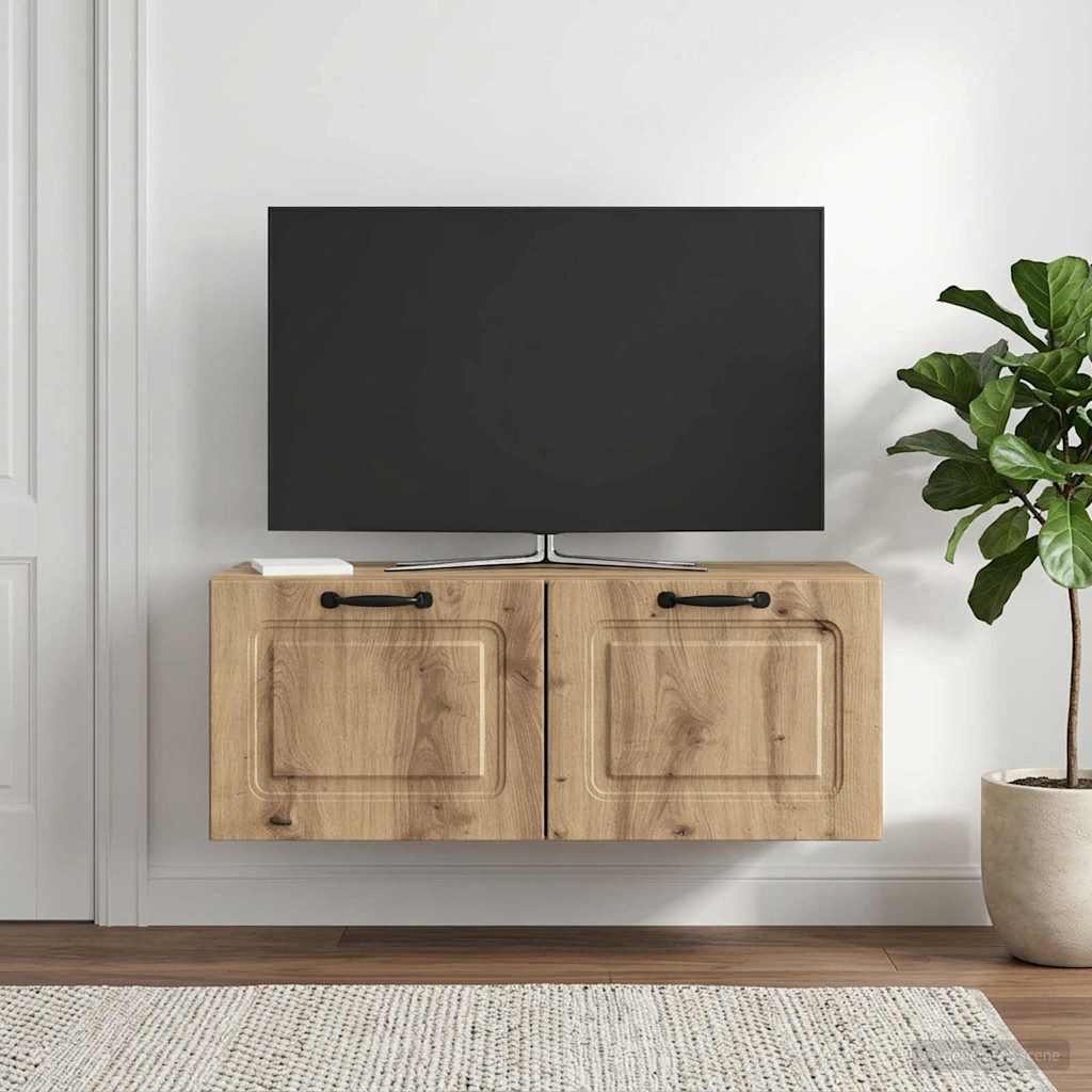 Væghængt TV-skab 78,5 x 41 x 30 cm Artisan-eg Konstrueret træ