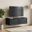 Væghængt TV-skab Sort 98 x 41 x 30 cm Konstrueret træ