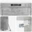 Væghængt TV-skab Betongrå 98 x 41 x 30 cm Konstrueret træ